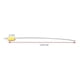 thumbnail image 3 of Brida Sello De Seguridad Cable Acerado Con Bloqueo Engranaje - Amarillo, 3 of 8