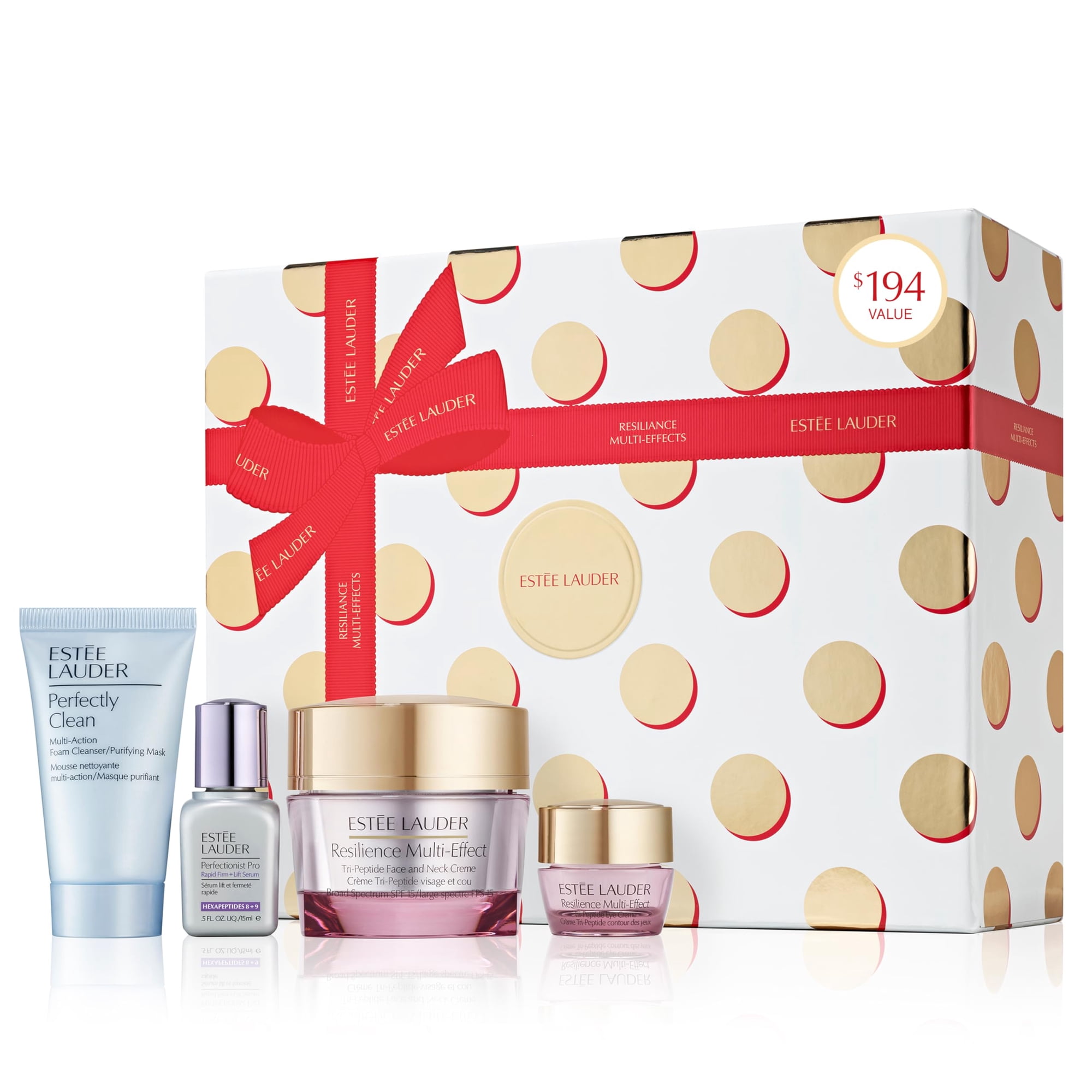 Set De Regalo Para El Cuidado De La Piel Estée Lauder Resilience Con Crema Hidratante