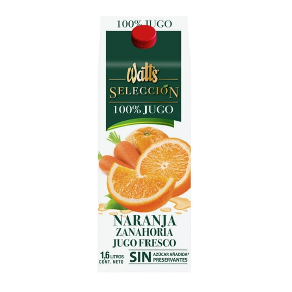 Jugo Naranja Zanahoria, 1.6 L