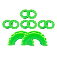 Ioensy - Aislador De Grillete De Anillo En D, Fácil Instalación, 3/4 Pulgadas, Para Repuestos De Automóviles, Verde