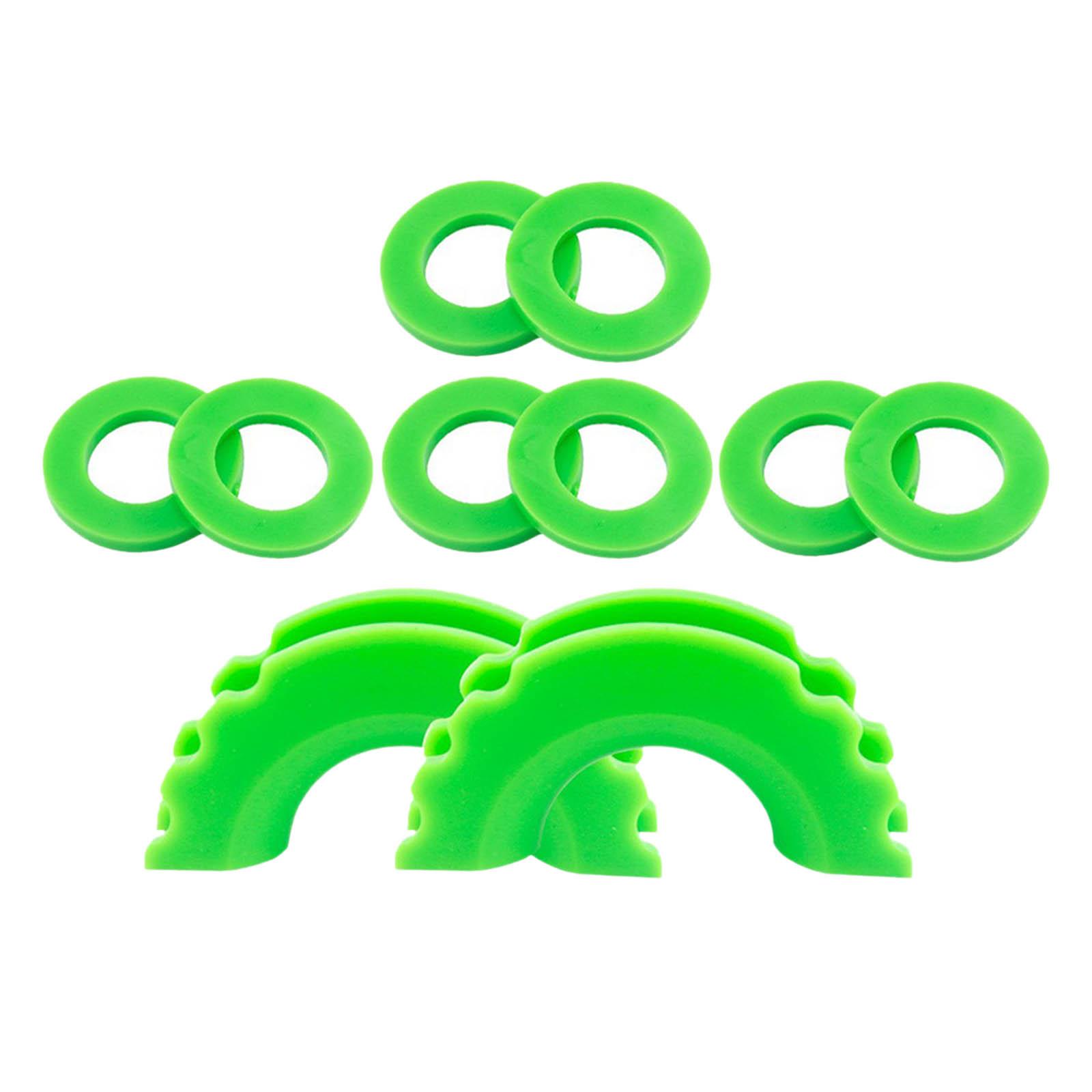 Ioensy - Aislador De Grillete De Anillo En D, Fácil Instalación, 3/4 Pulgadas, Para Repuestos De Automóviles, Verde