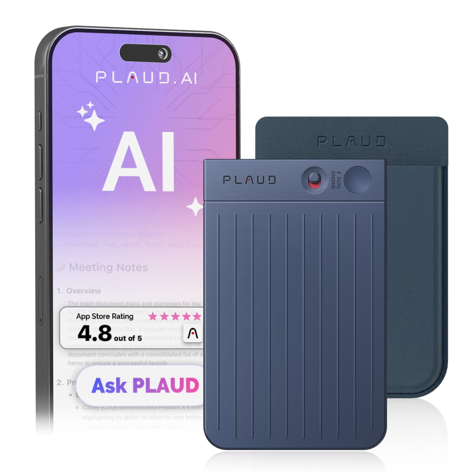 Plaud - Note Grabadora De Voz Ai 64 Gb