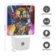 thumbnail image 2 of Justicia Joven Luz nocturna LED con sensor de anochecer a amanecer para dormitorio, baño, pasillo, escaleras - Lámpara LED nocturna de enchufe, 0.5W - 1 pieza, 2 of 6