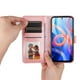thumbnail image 4 of Funda tipo cartera FOXDOCK para Xiaomi Poco M4 Pro 5G , diseño girasol en relieve, cuero PU, cierre magnético, soporte y tarjetero, 4 of 5