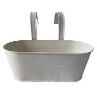 Decogreen - Colgante Doble Metalico Xl Crema