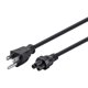thumbnail image 1 of Cable de alimentación Monoprice 1,8 m negro 7 A 125 V NEMA 5‑15P, 1 of 3