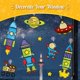 thumbnail image 5 of Kit de decoración para ventanas Imagimake Rocket Suncatcher para niños de 6 a 8 años, 5 of 8