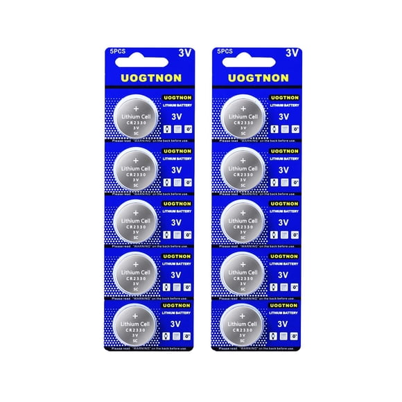 Batería de litio UOGTNON CR2330 3V 250mAh (paquete de 10)