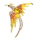 thumbnail image 2 of Broche Para Mujer, Accesorios De Phoenix, Joyería Para Bufanda, Sombrero, Amarillo, 2 of 3