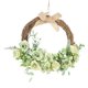 thumbnail image 3 of Aro De Ratán Flor Guirnalda Primavera Puerta Delantera Guirnalda Decoración Verde, 3 of 5