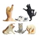 thumbnail image 2 of 6/Set Kawaii Divertido Yoga Figuras De Gatos Estatuas Figuras De Animales Regalos De Aprendizaje, 2 of 5