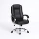 thumbnail image 4 of Silla Oficina Ejecutiva Addison | Ergonómica en Cuero Sintético Negro, 4 of 5