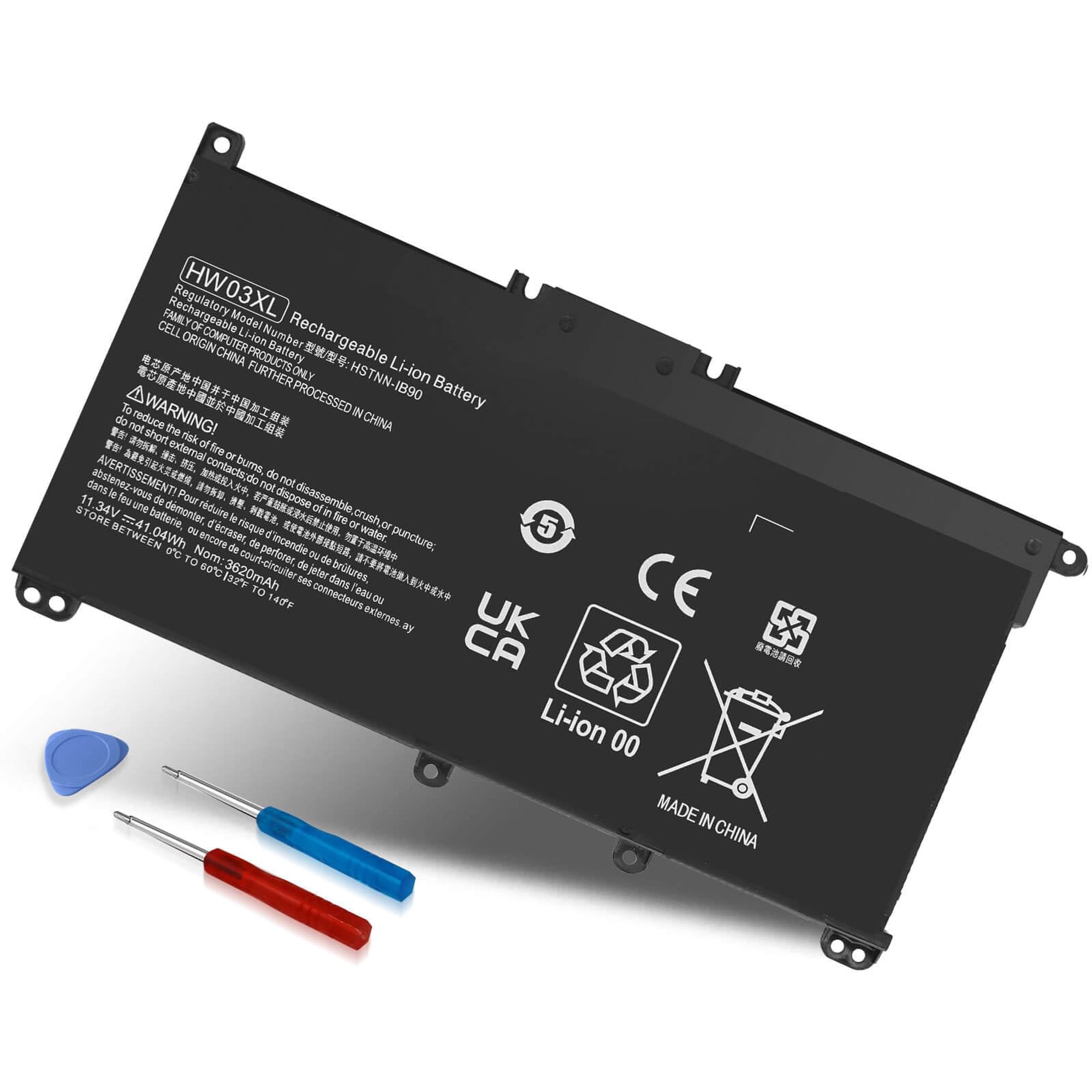 Batería Dmkaollk Hw03xl 41,04 Wh 11,34 V Para Hp Pavilion