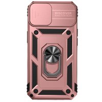 Estuche Gangxun Para Iphone 14 Plus, Soporte Giratorio 360°, Estilo Mecánico Y Magnético