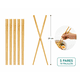thumbnail image 2 of Pack 5 Pares / 10 Palillos Chinos Reutilizables 24 cm Bamboo, 2 of 4
