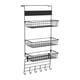 thumbnail image 5 of Organizador De Despensa Sobre La Puerta, Estante De Almacenamiento Para Lavandería, Gabinete, Cocina, Negro, 5 of 5