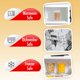 thumbnail image 4 of Contenedores de delicatessen QUIDDITY WARE de 950 ml con tapas a prueba de fugas, paquete de 50, 4 of 5
