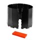 thumbnail image 1 of Parabrisas De Estufa Plegable Portátil Protección Contra El Viento Para Cocina Picnic Al Aire Libre Negro, 1 of 3
