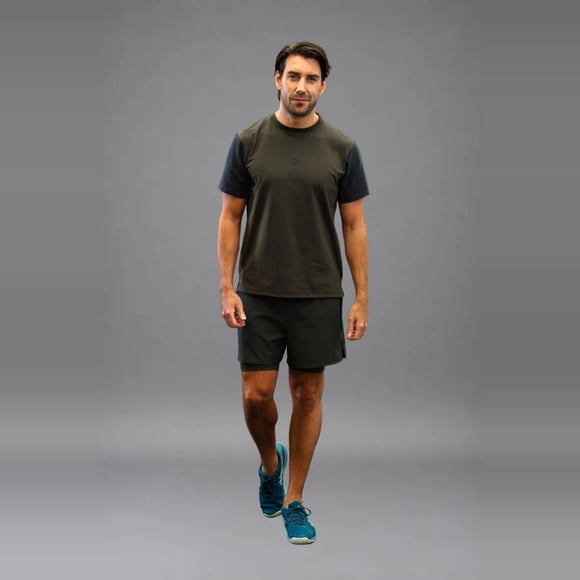 Camiseta Dryplay Advance Hombre Verde Olive