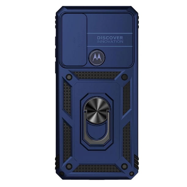 Estuche GANGXUN para Motorola Moto G Play 2023, soporte giratorio 360°, estilo mecánico y magnético