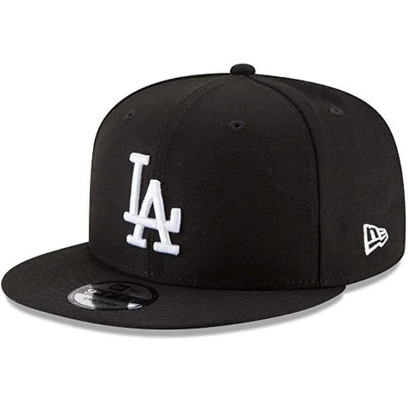 Gorra New Era MLB 9Fifty Los Angeles Dodgers, negro y blanco