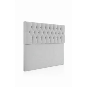 Vitelio - Respaldo 2 Plazas Gris Felpa