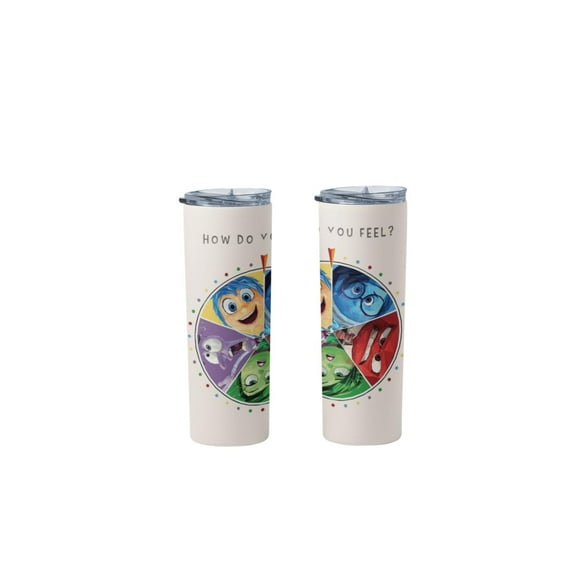 Termo Botella Térmica Inside Out Alegría Tristeza Furia Peli blanco 10