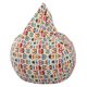 thumbnail image 4 of Bolsa de frijol de lino cubierta sofá bolsa de almacenamiento de juguete bolsa de loro 60x75cm, 4 of 5