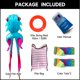 thumbnail image 2 of Kite Catch&Hunt, 43 pies, grande, para adultos, peces de colores 3D sin marco, 2 of 7