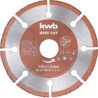 Kwb - Disco De Corte Madera / Pvc / Cobre Easy-Cut 4.1/2"" / 115Mm