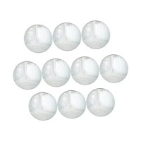Magideal - 10 Bandejas Decorativas Para Espejos, Soportes Para Tocador De Joyas, Regalos De Fiesta, Bandejas Para Exhibir Velas Para Tocador, Proyectos De Manual Plateado