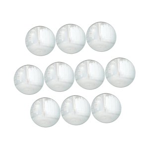 Magideal - 10 Bandejas Decorativas Para Espejos, Soportes Para Tocador De Joyas, Regalos De Fiesta, Bandejas Para Exhibir Velas Para Tocador, Proyectos De Manual Plateado