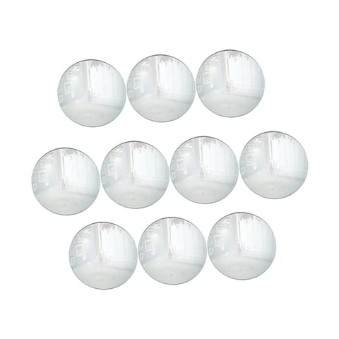 Magideal - 10 Bandejas Decorativas Para Espejos, Soportes Para Tocador De Joyas, Regalos De Fiesta, Bandejas Para Exhibir Velas Para Tocador, Proyectos De Manual Plateado