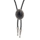 thumbnail image 2 of piedra preciosa oval bolo bola lazo rodeo vaquero cuero pu corbata plata antigua, 2 of 3