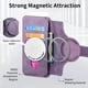 thumbnail image 5 of Funda Billetera Magnética para Samsung Galaxy S23 Ultra Soporte Tarjetas Desmontable Morado, 5 of 6