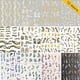 thumbnail image 2 of 12 Sheets,Marble Wave French Nail Art Stickers,Golden Strip Nail Art Decals Nail Art Design Self Adhesive Nail Supplies,Marable Wave Nail Stickers For Women Manicure Decoration, 2 of 2