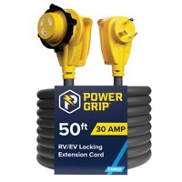Cable De Extensión Para Vehículos Recreativos Camco Power Grip 30 A, 50 Pies, 125 V, 3750 W