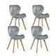 thumbnail image 1 of Pack 4 Sillas Mariposas Velvet Color Gris, 1 of 2