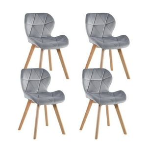 Cori Cori - Pack 4 Sillas Mariposas Velvet Color Gris