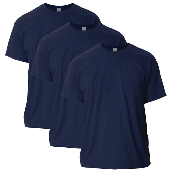 Camiseta Gildan para adultos, ultra algodón, G2000, azul marino, XL (paquete de 3)