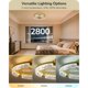 thumbnail image 2 of Ventilador de Techo EDISHINE 20in Luz LED Montaje Empotrado Oro, 2 of 3