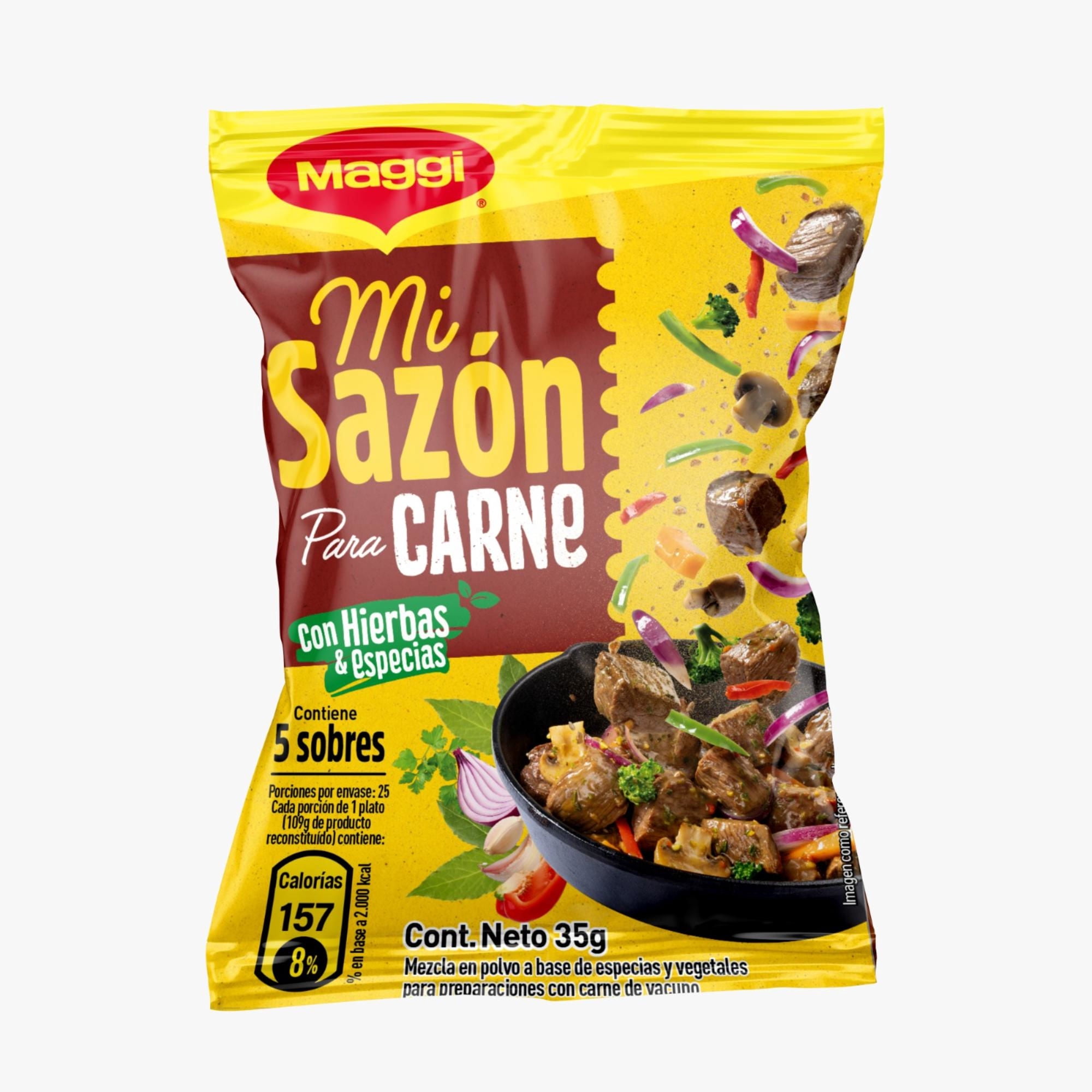 Sazonador Mi sazon para carne, 35 g