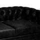 thumbnail image 4 of Sofa Florencia 3 Cuerpos Cuero Colorado Negro, 4 of 5