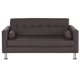 thumbnail image 1 of Sofa Retro 3 Cuerpos Pu 12 Chocolate, 1 of 5
