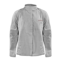 Genérico - Chaqueta Cuero Soldador T- L Cabritilla -Velcro Y Botón Metálico