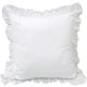 thumbnail image 1 of Euro Sham QSH 2 piezas 66 cm blanco con volante, 1 of 7