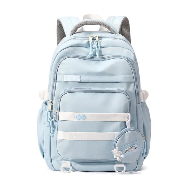 Fengdong middle school bags for girls high school simple backpack teenage girls lightweight backpack large capacity book bag