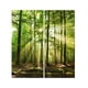 thumbnail image 5 of Juego de 2 paneles impresión digital 3d cortinas 140x100cm sol bosque, 5 of 5