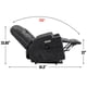 thumbnail image 3 of EMON'S Large Power Lift Recliner Chair with Massage and Heat for Elderly, Overstuffed Wide Recliners, Heavy Duty Motion Mechanism with USB and Type C Ports, 2 Steel Cup Holders, Gray, 3 of 3