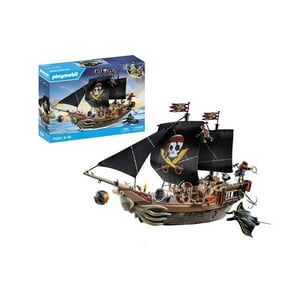 Set De Juego Playmobil Pirates Gran Barco Pirata 137 Piezas